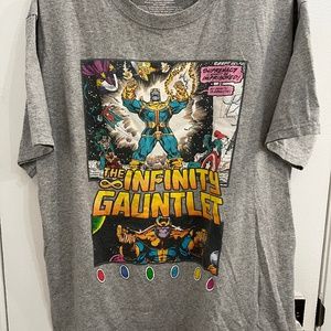 Marvel Comics ,The Infinity Gauntlet, Grey, Excellent Condition, Size Large